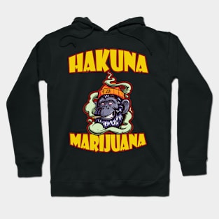 Hakuna Marijuana Funny Weed Smoking Pothead THC Hoodie